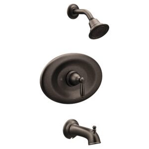 moen t2157eporb brantford posi-temp eco-performance tub and shower trim kit valve required, oil-rubbed bronze