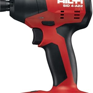 Hilti 22-Volt Lithium-Ion 1/4 Hex Cordless SID 4-A22 Impact Driver Tool Body