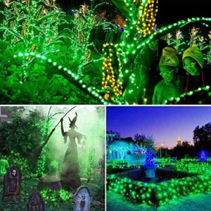 KOMOON Rope Lights 39 Ft 120 LED Battery Operated String Lights Waterproof Christmas Decorative Fairy Lights for Outdoor Indoor Party Patio Garden Yard Holiday Wedding (Green)