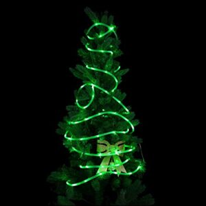 KOMOON Rope Lights 39 Ft 120 LED Battery Operated String Lights Waterproof Christmas Decorative Fairy Lights for Outdoor Indoor Party Patio Garden Yard Holiday Wedding (Green)