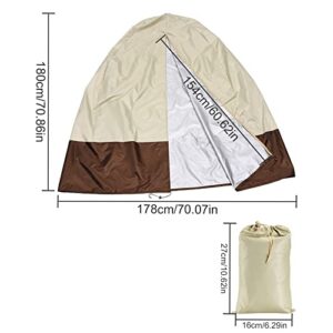 RTWAY Patio Hanging Chair Cover, Egg Swing Chair Cover Waterproof Heavy Duty Outdoor Furniture Protector Cover, 74.8'' L x 45.3''W