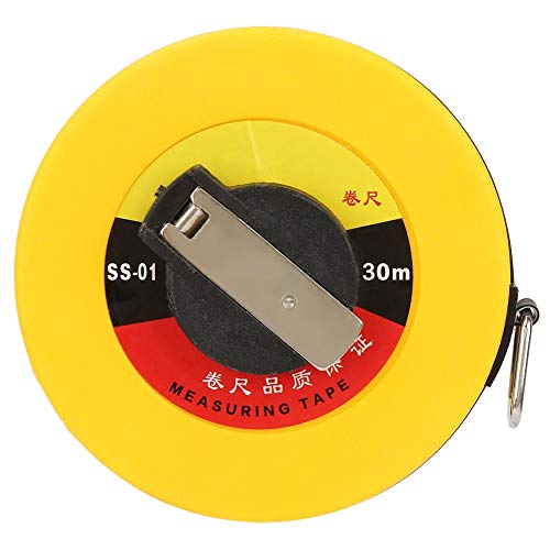 Fiberglass Site Measurement Tape Measure Compact Soft Rulers Measuring Tool for Construction Survey(30m)