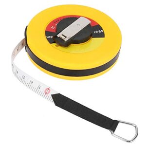 Fiberglass Site Measurement Tape Measure Compact Soft Rulers Measuring Tool for Construction Survey(30m)