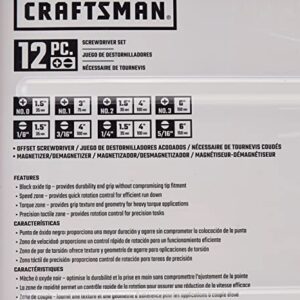 CRAFTSMAN Screwdriver Set, Bi-material, 12-Piece (CMHT65071)