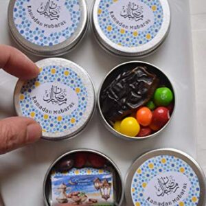 Ramadan Candy boxes Set of 10, Ramadan goodie bags, Ramadan kids favors, Ramadan treats gifts for kids, Ramadan party supply, Eid candy tins