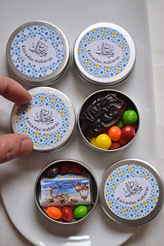 Ramadan Candy boxes Set of 10, Ramadan goodie bags, Ramadan kids favors, Ramadan treats gifts for kids, Ramadan party supply, Eid candy tins