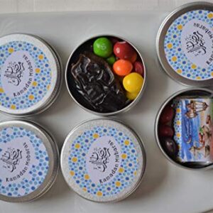 Ramadan Candy boxes Set of 10, Ramadan goodie bags, Ramadan kids favors, Ramadan treats gifts for kids, Ramadan party supply, Eid candy tins