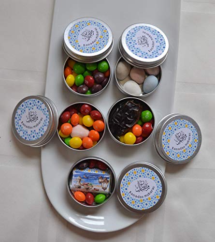 Ramadan Candy boxes Set of 10, Ramadan goodie bags, Ramadan kids favors, Ramadan treats gifts for kids, Ramadan party supply, Eid candy tins