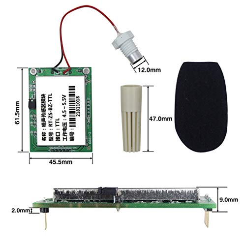 Taidacent Industrial Grade Noise Decibel Detection Module Sound Sensor Sound Level Meter Sound Measurement (TTL-5V)