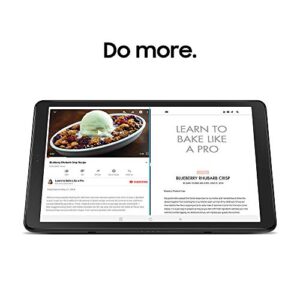 Samsung Electronics SM-T590NZKAXAR Galaxy Tab A, 10.5", Black (Renewed)