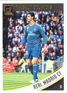 2018-19 donruss #32 thibaut courtois real madrid cf soccer card