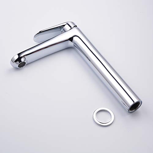 Leekayer Bathroom Vessel Sink Faucet Chrome Single Handle Tall Tap One Hole Deck Mount Lavatory Mixer Tap