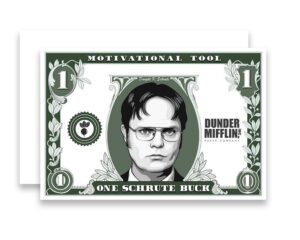 dwight schrute inspired “schrute bucks” card pack of 5