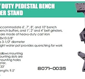 HHIP 8071-0035 Heavy Duty Bench Grinder Stand