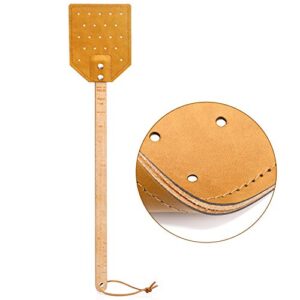 youngjoy leather head 19 inch heavy duty with long handle, double sided, flexible and durable