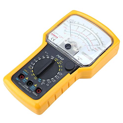 Analog Multimeter, KT7040 AC/DC Analog Multimeter High Accuracy Analog Multimeter Voltage Current Pointer Multimeter Tester, Analog Pointer Multimeter