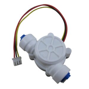 DIGITEN G1/4" Quick Connect Hall Effect Sensor Water Flow Sensor Food-Grade Flowmeter Water Flow Counter Meter 0.3-10L/min - Arduino, Raspberry Pi, and Reverse Osmosis Filter Compatible