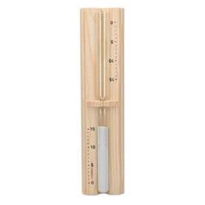 navaris sauna hourglass sand timer - 15 minutes wood sand timer for saunas - wall-mounted 15 minute hour glass made of pine wood 11.6" x 2.95" x 1.57"