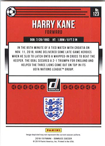 2018-19 Donruss #123 Harry Kane England Soccer Card