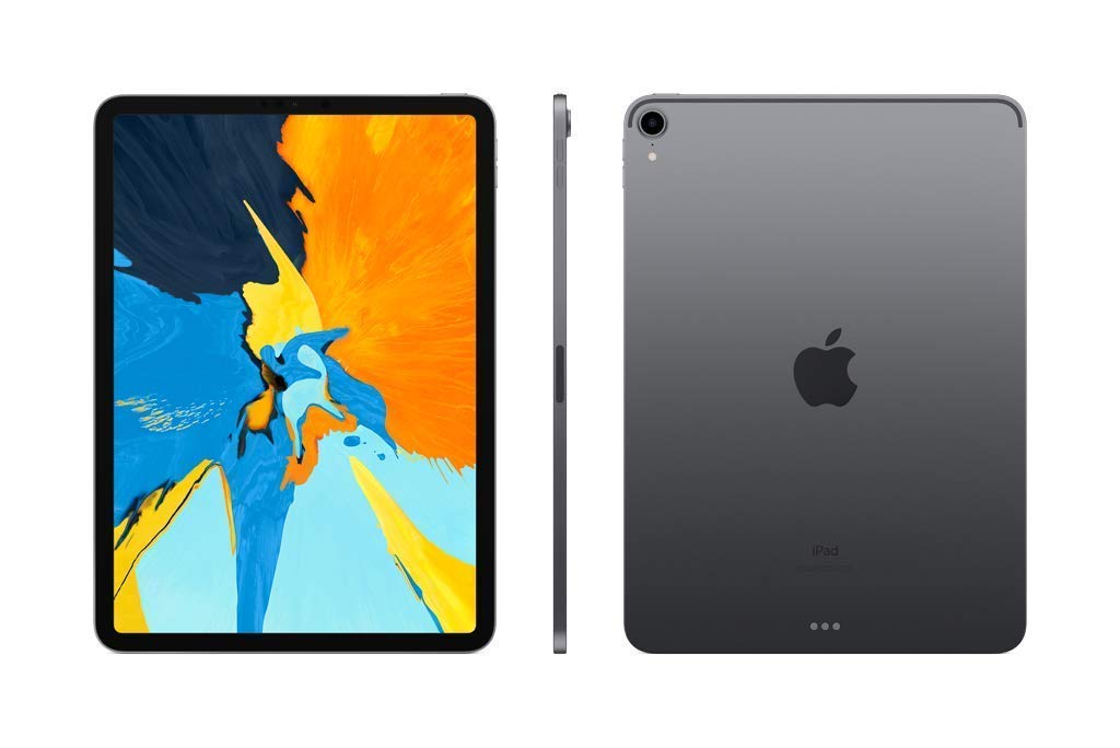 Apple iPad Pro (11-inch, Wi-Fi, 64GB) - Space Gray (2018) (Renewed)