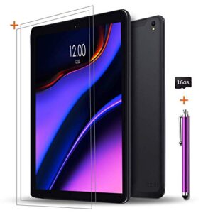 android tablet 10 inch with sim card slot unlocked +16gb sd card +(1) stylus pen - ips screen 3g phablet with wifi gps bluetooth tablets (black)