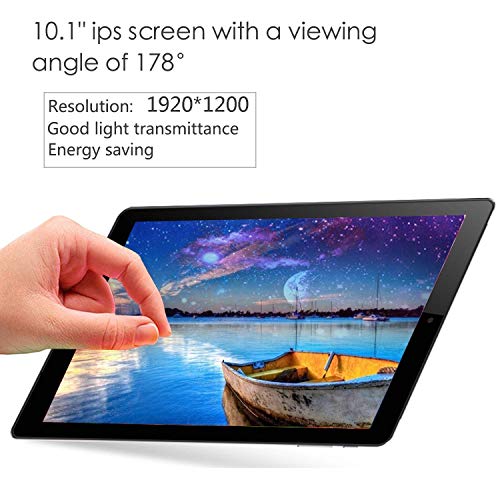 Android Tablet 10 inch with SIM Card Slot Unlocked +16GB SD Card +(1) Stylus Pen - IPS Screen 3G Phablet with WiFi GPS Bluetooth Tablets (Black)