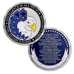 united states air force challenge coin the airman's creed military veteran gift