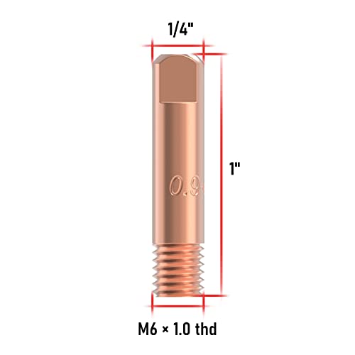 YESWELDER MIG Welding Gun Kit .035" Tip-Nozzle-Diffuser for Lincoln Magnum 100L and Tweco Mini/#1 (.035" Accessory Kit)