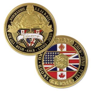 u.s. army world war ii challenge coin wwii europe soldier veteran’s gift.