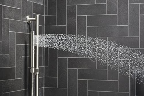 KOHLER 21335-BN Shift + Round Two-Function Handshower, Handheld Showerhead with 2 Spray Settings, 2.5 GPM, Vibrant Brushed Nickel