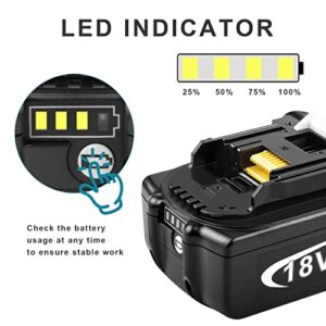 Fancy Buying BL1830 BL1840 Replacement 18V 6000mAh Battery for Makita 18V LXT Lithium-Ion BL1815 BL1830 BL1835 BL1840 BL1845 BL1850 BL1860 LXT400 Cordless Power Tools Battery