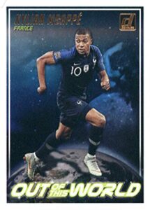 2018-19 donruss out of this world soccer #9 kylian mbappe france official panini futbol 2018/2019 trading card