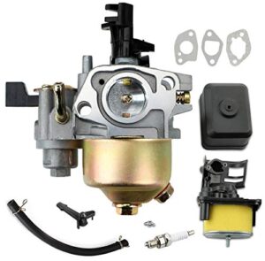 gx160 carburetor for honda gx120 gx160 gx200 5.5hp 6.5 hp small engine carb replaces# 16100-zh8-w61，include air filter housing with air filter assembly - by leimo