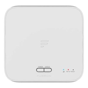 furrion access 4g lte access point and wi-fi booster with ceiling mount bracket — high-speed internet and enhanced wi-fi coverage on the road — gigabit ethernet connections, wps supported — 693969