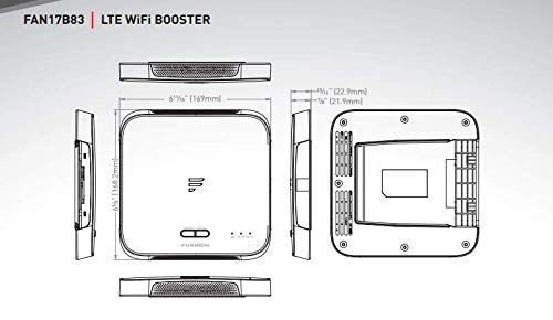Furrion Access 4G LTE Access Point and Wi-Fi Booster with Ceiling Mount Bracket — High-Speed Internet and Enhanced Wi-Fi Coverage on the Road — Gigabit Ethernet Connections, WPS Supported — 693969