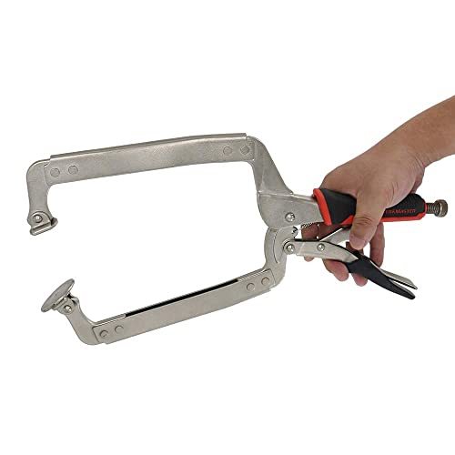 Monster & Master 18" C-clamp Locking Pliers with Swivel Pads, 2-Piece, MM-CP-007x2