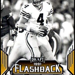 2019 Leaf Draft Flashback Gold #3 Brett Favre Green Bay Packers NFL Football Card (RC - Rookie Card) NM-MT