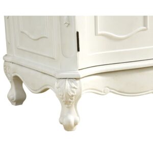 Benton Collection 27" Hayman Antique White Classic Style Old Fashioned Bathroom Vanity BC-2917W-AW-27