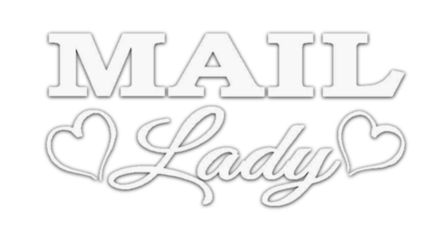 Mail Lady TP 736 8" Decal Sticker us mailman carrier frequent stops mailbox girl