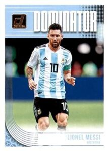 2018-19 donruss dominators soccer #1 lionel messi argentina official panini futbol 2018/2019 trading card