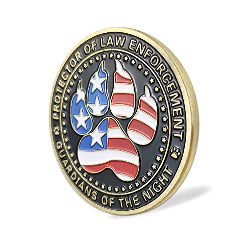 K9 Dog Law Enforcement Challenge Coin Canine Police Decoration