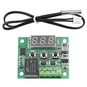 XINGYHENG 2PCS W1209 Digital Thermostat high Precision Temperature Control Switch Module DC 12V Micro Temperature Control Board and NTC 10K Thermistor Sensors Digital Temperature Probe