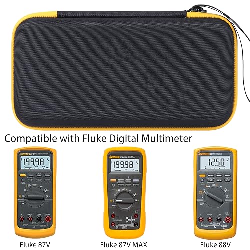 co2CREA Hard Travel Case Replacement for Fluke 87-V Digital Multimeter