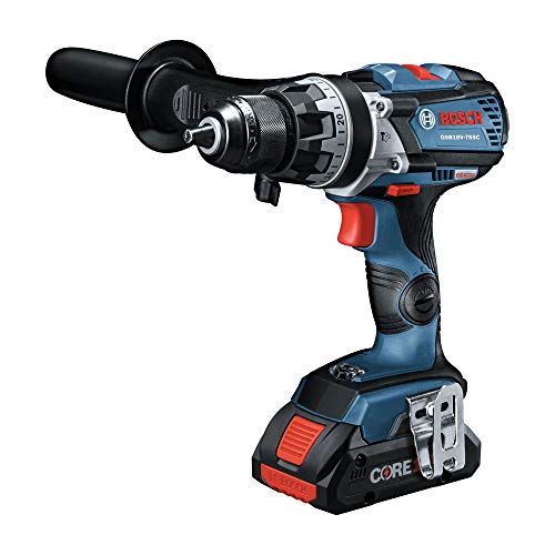 BOSCH GXL18V-224B25 18V 2-Tool Combo Kit with Connected 1/4 In. and 1/2 In. Two-In-One Bit/Socket Impact Driver and Brute Tough 1/2 In. Hammer Drill/Driver