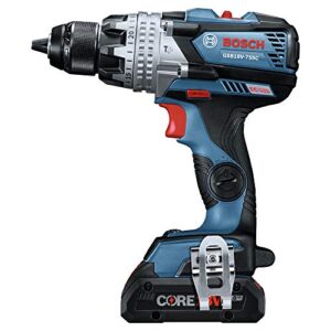 BOSCH GXL18V-224B25 18V 2-Tool Combo Kit with Connected 1/4 In. and 1/2 In. Two-In-One Bit/Socket Impact Driver and Brute Tough 1/2 In. Hammer Drill/Driver