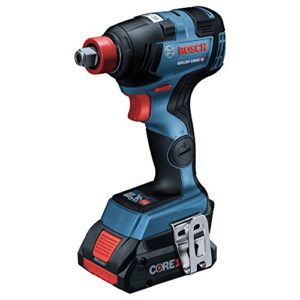 BOSCH GXL18V-224B25 18V 2-Tool Combo Kit with Connected 1/4 In. and 1/2 In. Two-In-One Bit/Socket Impact Driver and Brute Tough 1/2 In. Hammer Drill/Driver