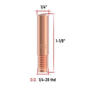 YESWELDER MIG Welding Gun Accessory Kit .030" Tip-Nozzle-Diffusers for Miller Millermatic M-100/150 Hobart H-9/10