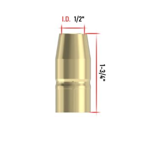 YESWELDER MIG Welding Gun Accessory Kit .030" Tip-Nozzle-Diffusers for Miller Millermatic M-100/150 Hobart H-9/10