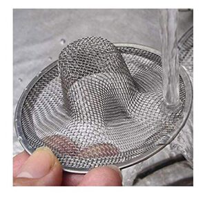 LASSUM 4 PCS Mesh Metal Sink Strainer Kitchen Bathroom Basin Sink Drain Strainer (2" x 0.79")