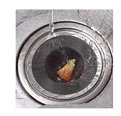 LASSUM 4 PCS Mesh Metal Sink Strainer Kitchen Bathroom Basin Sink Drain Strainer (2" x 0.79")